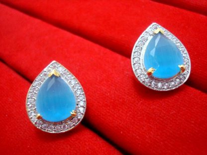 Daphne New Fashion Ferozi Zircon Earrings for Anniversary Gift