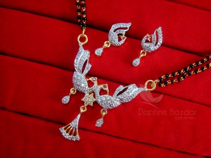 Daphne Zircon Peacock Mangalsutra for Women