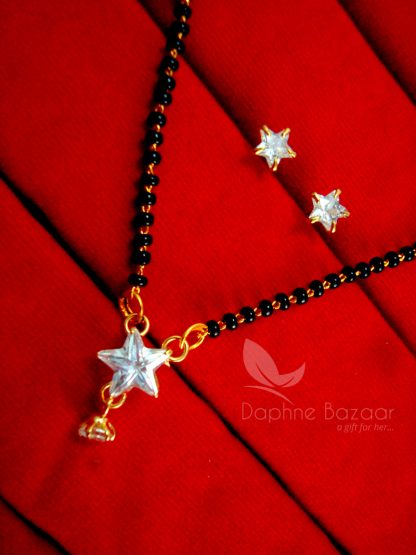 ME111 Daphne Cute Zircon Mangalsutra set for Women, VALENTINE Gift