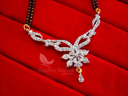 MS92 Daphne Zircon Desinger Art Mangalsutra set for Women, VALENTINE Gift