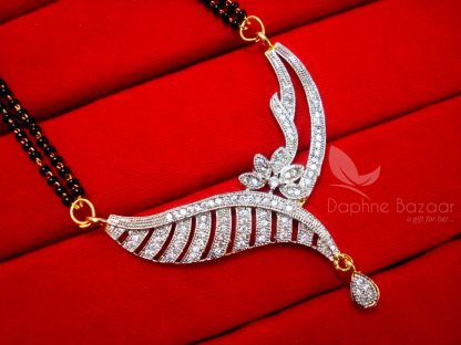 MS98 Daphne Vivaah Collection Zircon Studded Mangalsutra Pendant