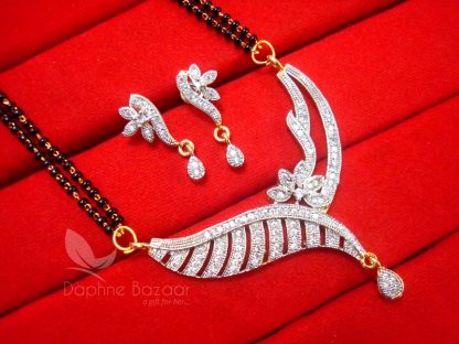 MS98 Daphne Vivaah Collection Zircon Studded Mangalsutra for Women Gift for Wife