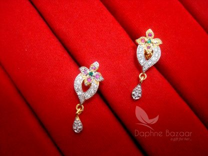 MS13M, Multi Colour Daphne Zircon Studded Designer Mangalsutra