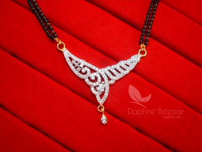 S13 Daphne Vivaah Collection Zircon Studded Mangalsutra - PENDANT