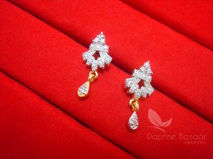 S18, Daphne Vivaah Collection Desinger Zircon Studded Mangalsutra EARRINGS