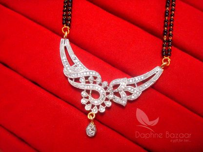 S21, Daphne Vivaah Collection Designer Zircon Studded Mangalsutra