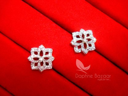 E12, Round Pair of Daphne New Sparkling Zircon Tops for Women