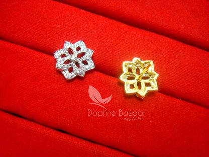 E12, Round Pair of Daphne New Sparkling Zircon Tops for Women - BACK