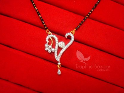 T261 Daphne Handmade Mangalsutra for Women -M PENDANT