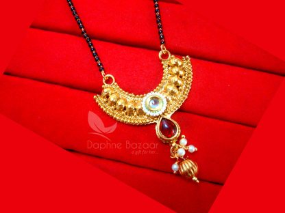 HC221, Multi Colour Kundan Mangalsutra for Women