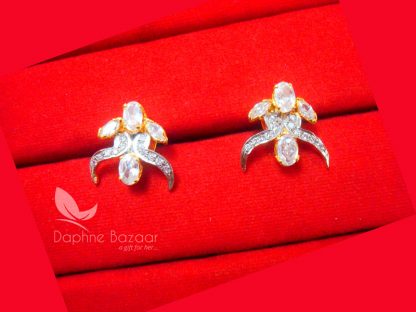 PE13, Daphne Designer Scorpion Zircon Pendant Earrings