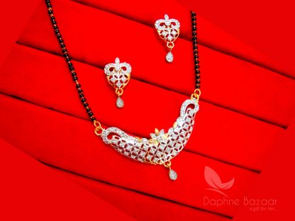 T461, Daphne Sleek Two Tone Mangalsutra for Women