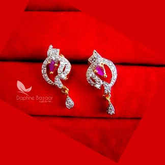 PE53E, Daphne Pink Zircon Earrings Set gift for wife