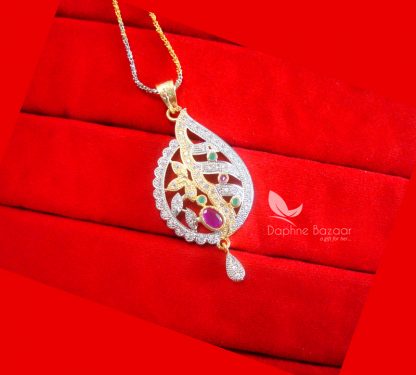 PE69P, Daphne Pink Zircon Pendant Gift For Women