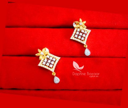 PE83E, Daphne Premium Quality Zircon Earrings Gift for Wife