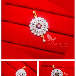 CAD222324P, Daphne Green, Pink, Zircon Flower Pendant Cute Gift for Wife or Friend