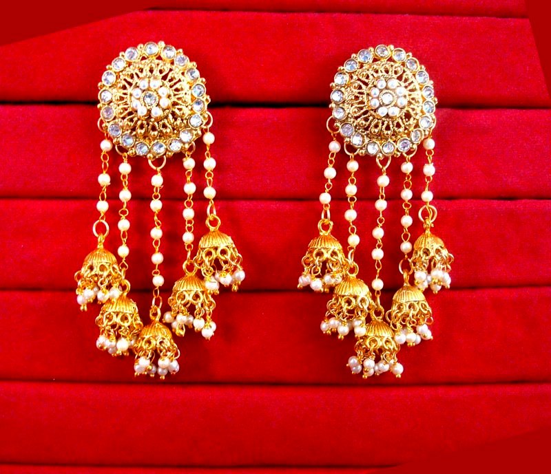 Devsena hot sale style jhumka