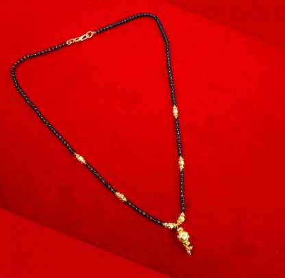 T97 Daphne Handmade gold beads Mangalsutra Chain for Women-1