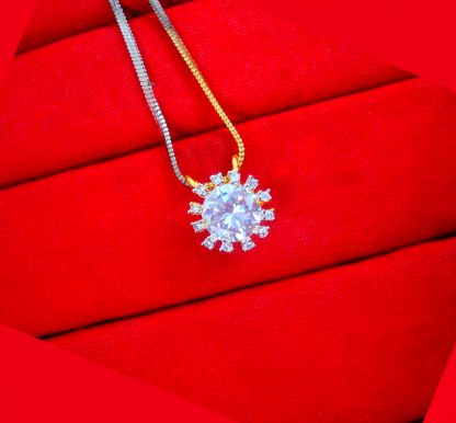 Daphne Premium Quality Round Zircon Pendant With Gift for Wife PN59