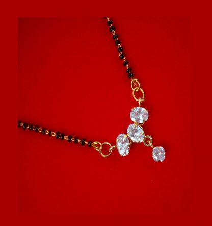 MN45 Daphne Elegant Golden Silver Mangalsutra For Woman