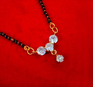 MN50 Daphne Cute Flora Zircon Mangalsutra Gift for Women