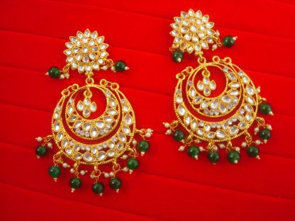 EM55G Daphne Wedding Wear Royal Look Chand Bali Style Earring