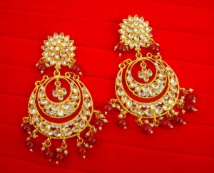 EM55R Daphne Wedding Wear Royal Look Chand Bali Style Earring