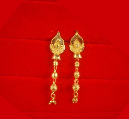 South Indian Traditional Top 22K Gold Plated Stud Earrings Women Wedding  Jewelry | eBay