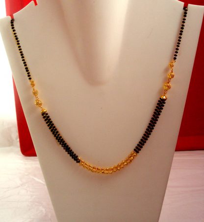 Three Line Daily Wear Mangalsutra for Women, Cute Diwali Gift For Wife