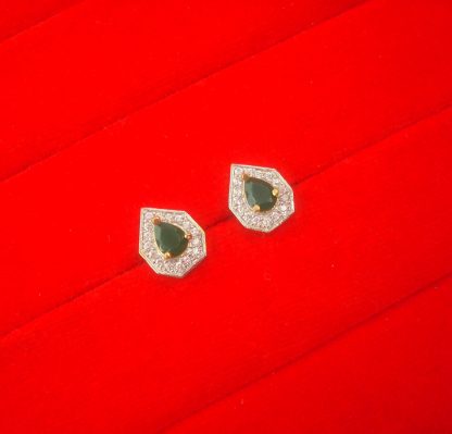 Designer Office Wear Green Earring Gift For Diwali SP19E