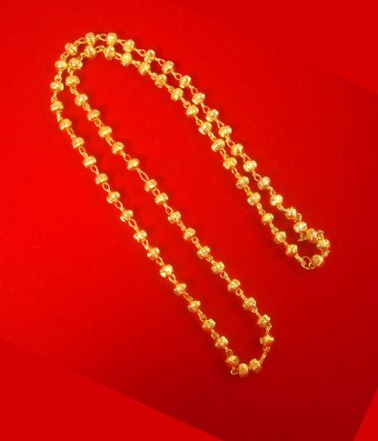 Imitation Jewelry Classy Golden Ball Designer Chain Wedding Wear Chain Easy To Wear With Indo Western DC34