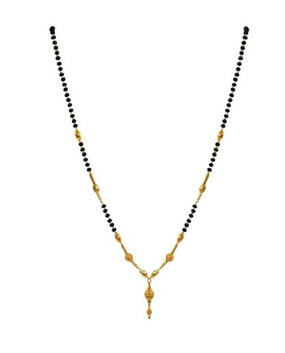 Imitation Jewelry Daily Wear Golden Sleek Light Weighted Elegant Look Mangalsutra Gift For Wife DM70